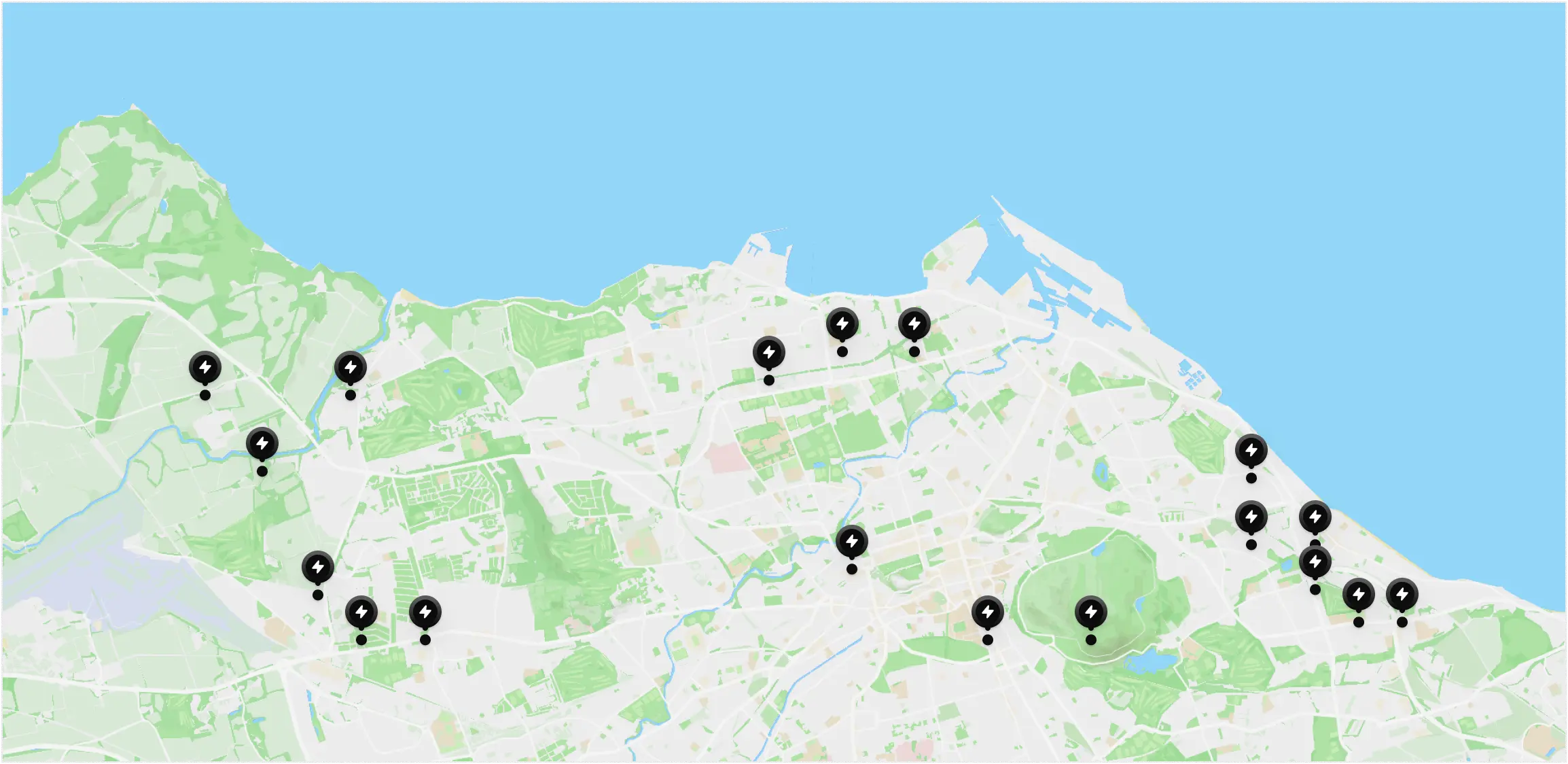 Examples of charging locations